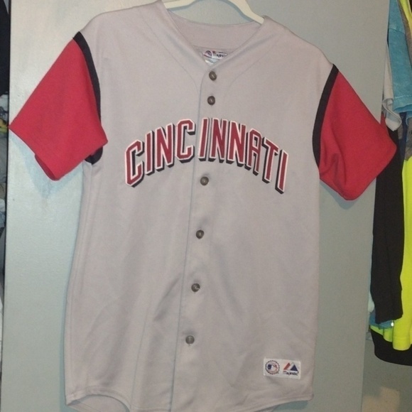 Majestic Other - VINTAGE Majestic Cincinnati Reds  jersey XL boys or women's small